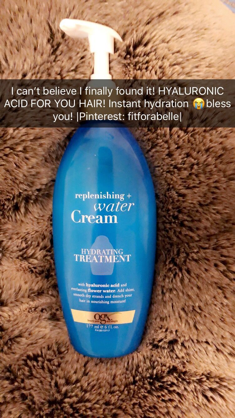 Replenishing + Water Cream Hydrating Treatment -   23 best hair Care
 ideas