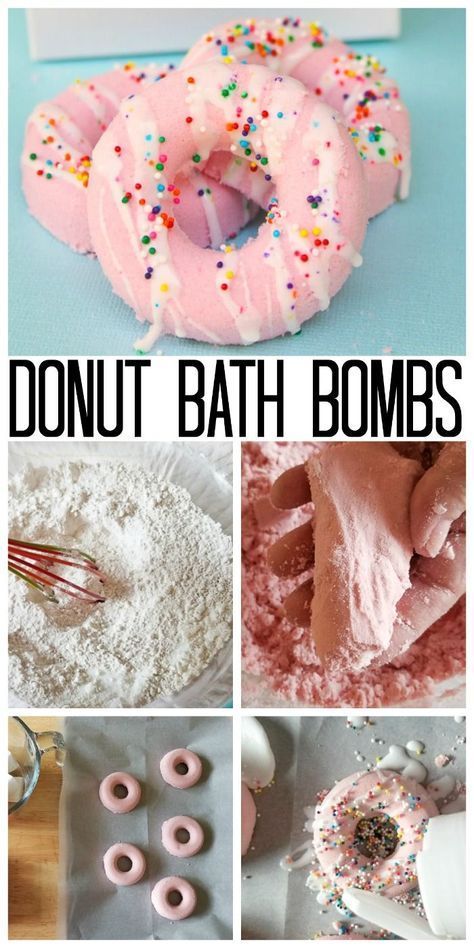 Make Your Own Bath Bomb in a Donut Shape -   23 diy projects Decoration how to make
 ideas