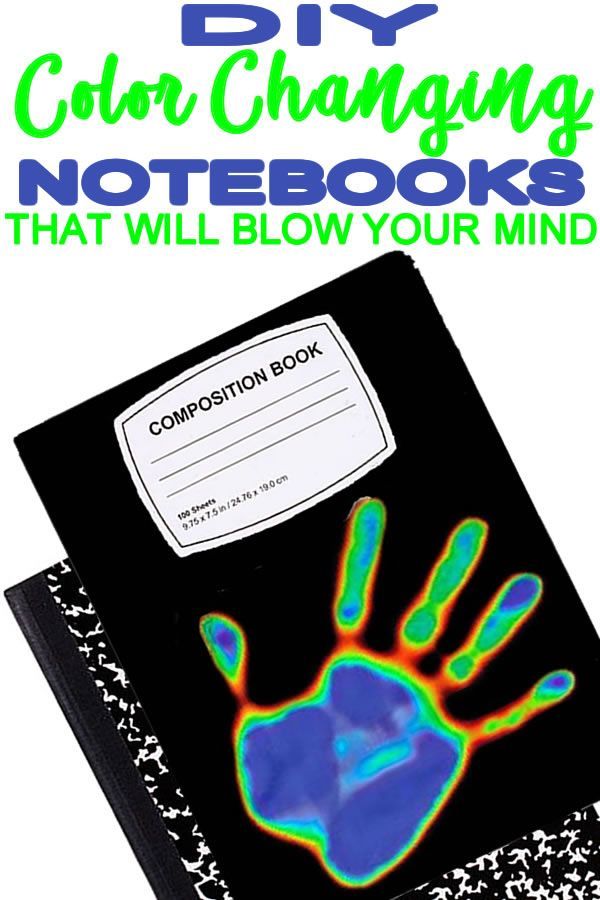 Coolest Color Changing Notebook -   23 easy diy for teens
 ideas