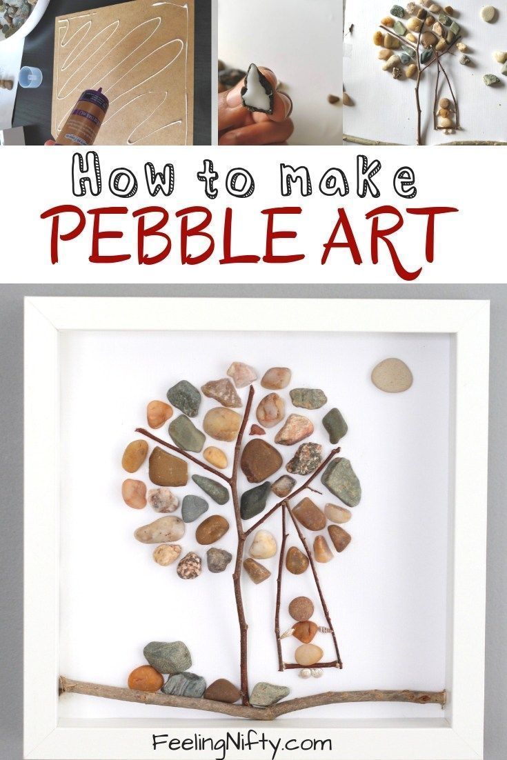 Create your own DIY pebble art tree! Complete guide to make it yourself -   23 easy diy for teens
 ideas