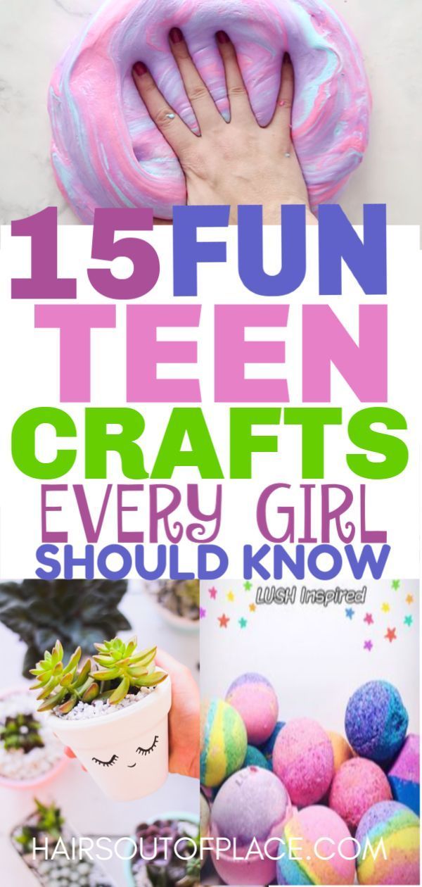 15 Fun Crafts for Teens that Will Bring Out Thier Inner Artist -   23 easy diy for teens
 ideas