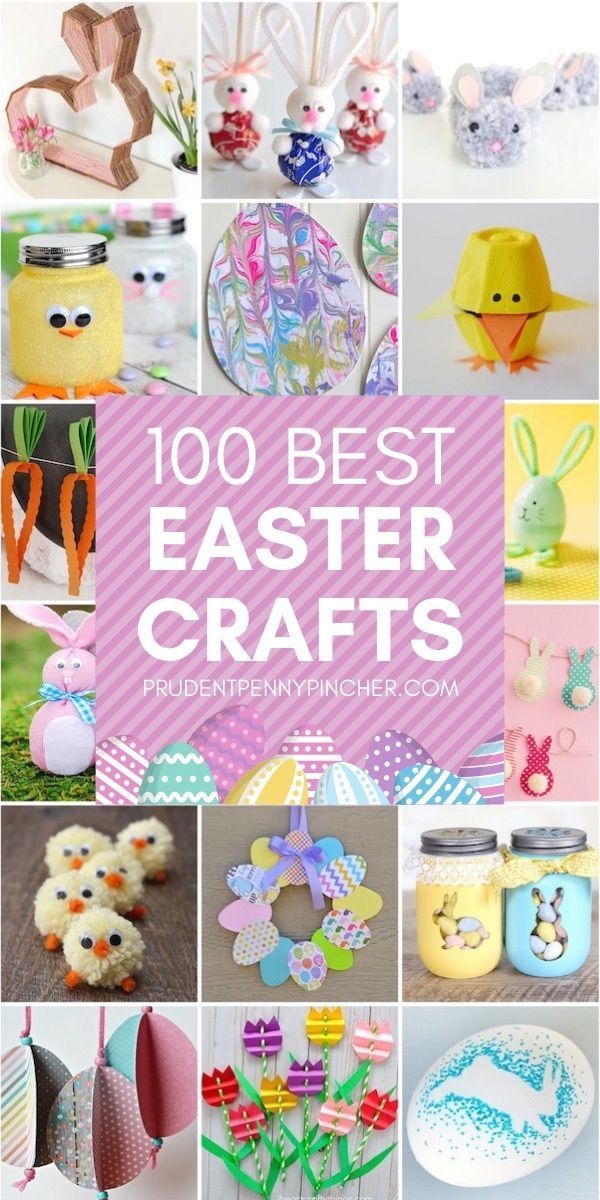 100 Best Easter Crafts -   25 diy projects For Teen Girls schools
 ideas