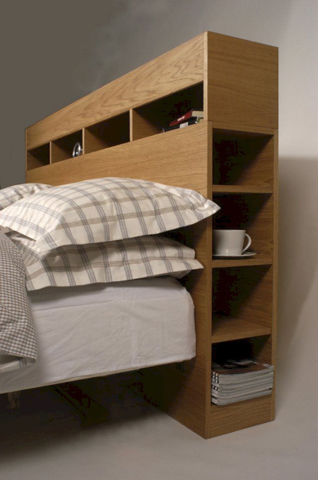 24 Beautiful DIY Headboard Design For Master Bedroom Ideas -   25 diy storage bedroom
 ideas