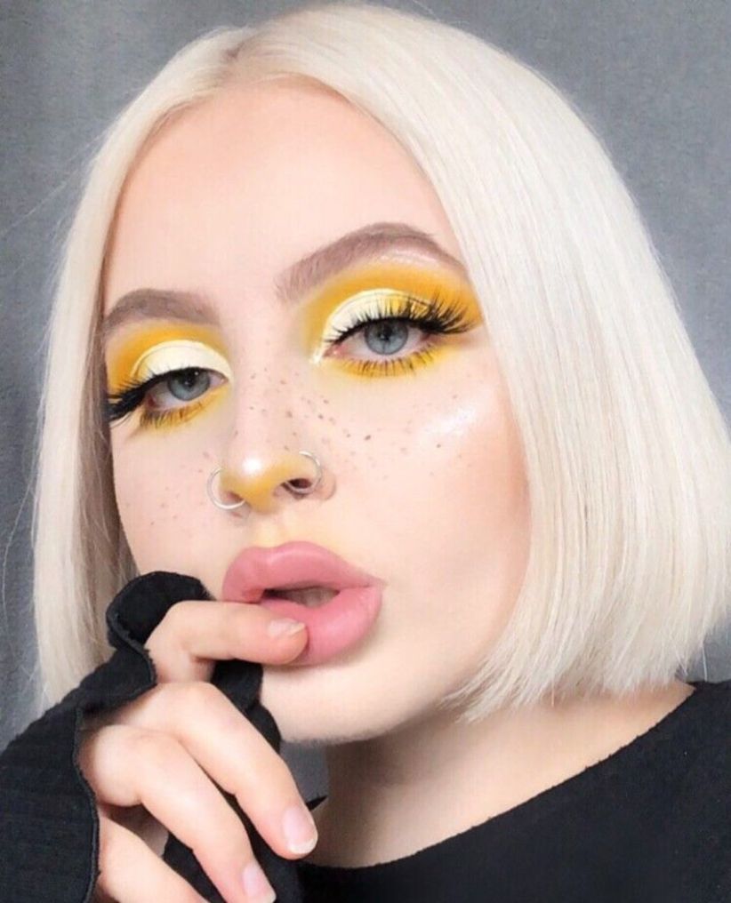 4 makeup Tumblr amarillo
 ideas