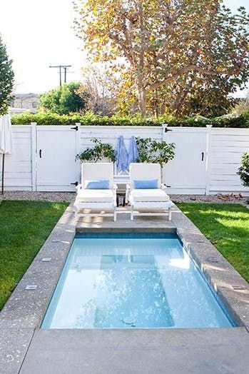 Cocktail Pools Are the Trend Summer 2018 Needed -   7 small garden pool
 ideas
