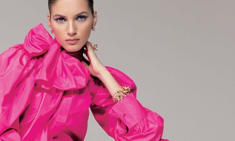 Valery Kaufman Wears Sophisticated Looks for Harper’s Bazaar Serbia -   9 makeup Colorful harpers bazaar
 ideas