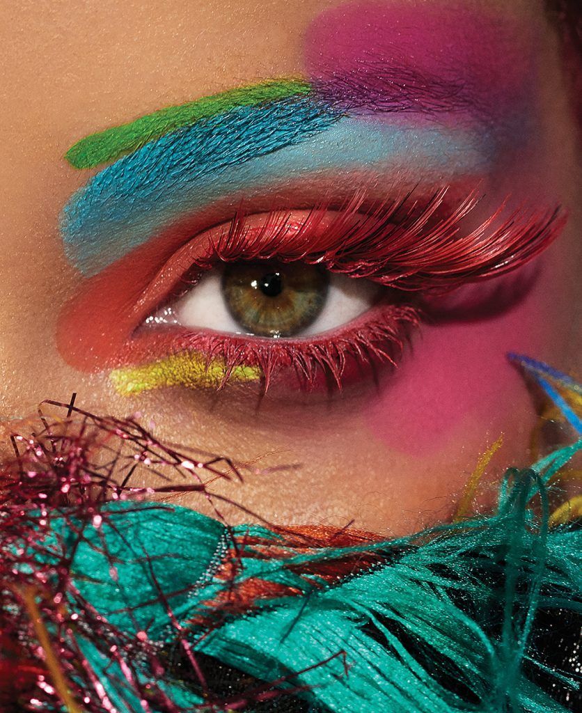 Dennis Leupold for Harper’s Bazaar with Rihanna -   9 makeup Colorful harpers bazaar
 ideas