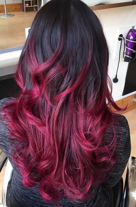 10 hair Burgundy balayage
 ideas