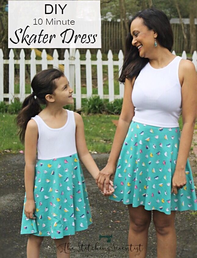 DIY 10 minute Skater Dress -   11 dress DIY life
 ideas