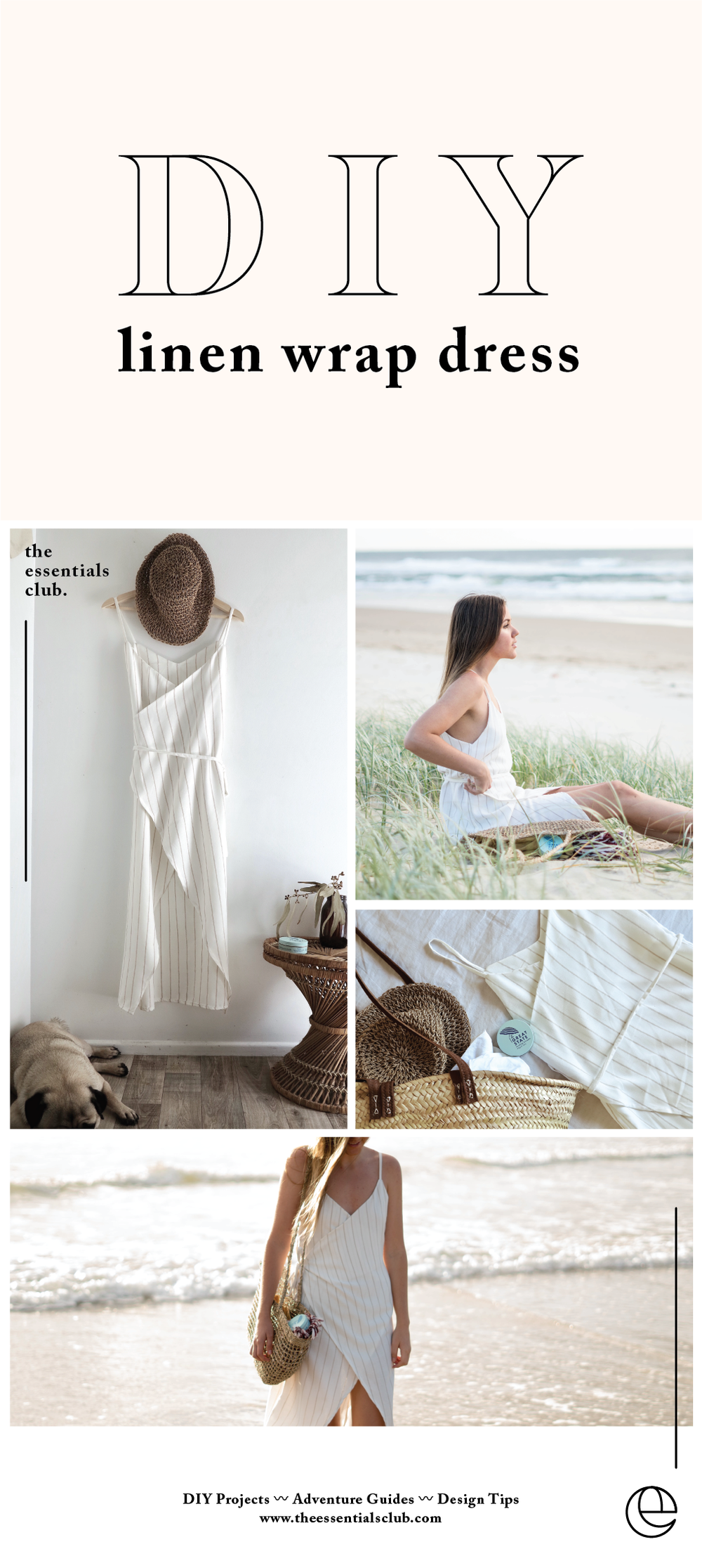 DIY: Summer Essential Wrap Dress Collab -   11 dress DIY life
 ideas