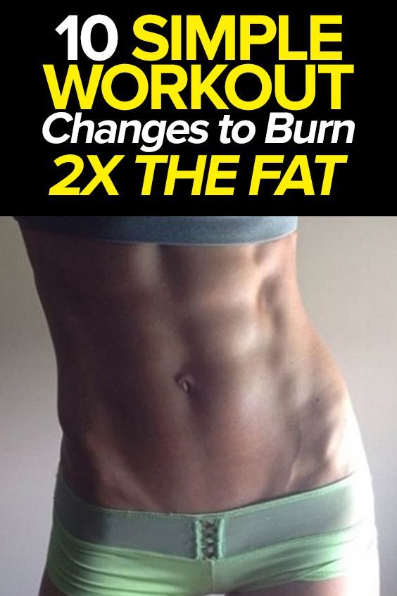 10 Simple Workout Changes To Burn Twice The Fat -   11 fitness Gear simple
 ideas