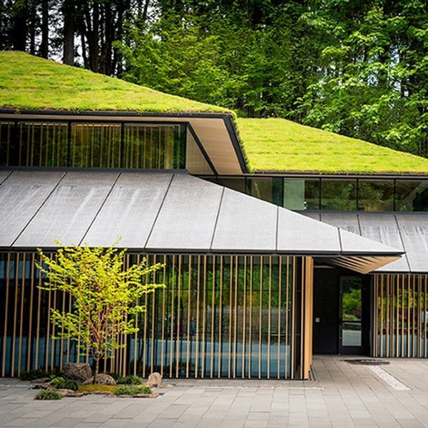 Japanese Architect Adds Eco-Friendly “Cultural Village” to Portland’s Japanese Garden -   11 garden design Luxury architecture ideas