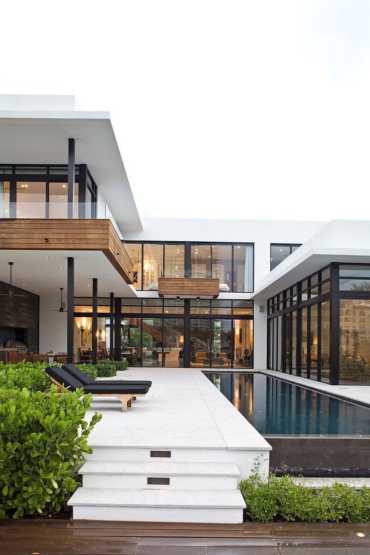 Franco Residence by KZ Architecture -   11 garden design Luxury architecture ideas