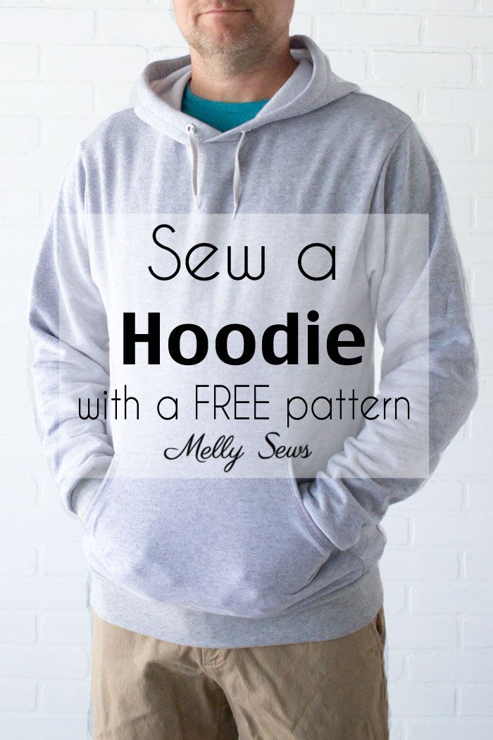 Make a Hoodie - Sew a Hoody with Free Pattern -   12 DIY Clothes Ideas dress
 ideas