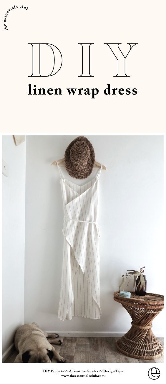 DIY: Summer Essential Wrap Dress Collab -   12 DIY Clothes Ideas dress
 ideas