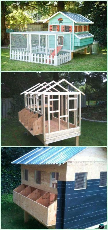 34 Free Chicken Coop Plans & Ideas That You Can Build on Your Own -   12 garden design DIY chicken coops
 ideas
