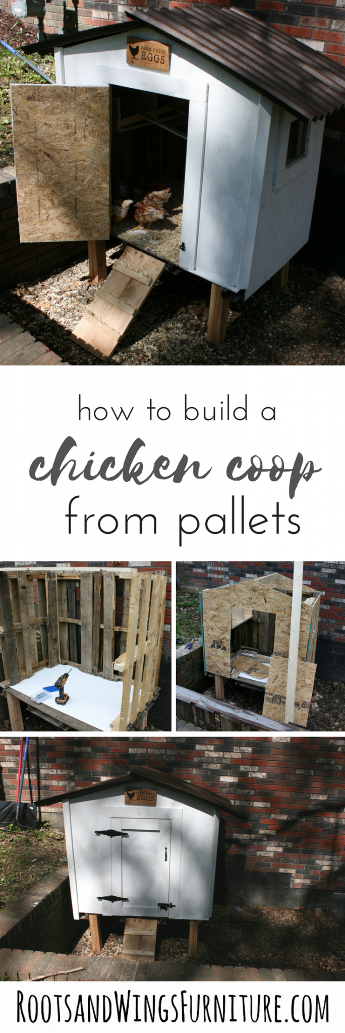 How to Build a DIY Chicken Coop from Pallets -   12 garden design DIY chicken coops
 ideas