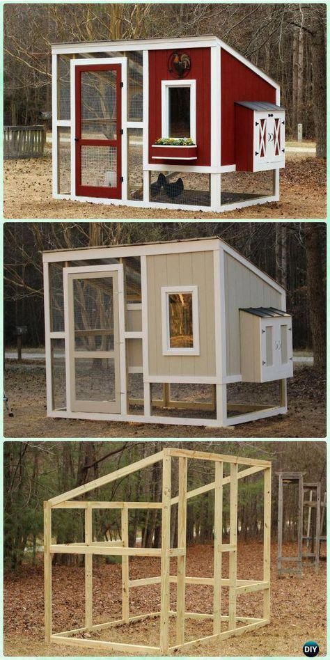 DIY Wood Chicken Coop Free Plans -   12 garden design DIY chicken coops
 ideas