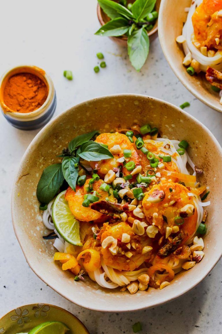 Vietnamese Shrimp and Rice Noodle Bowls -   12 healthy recipes Shrimp rice noodles ideas