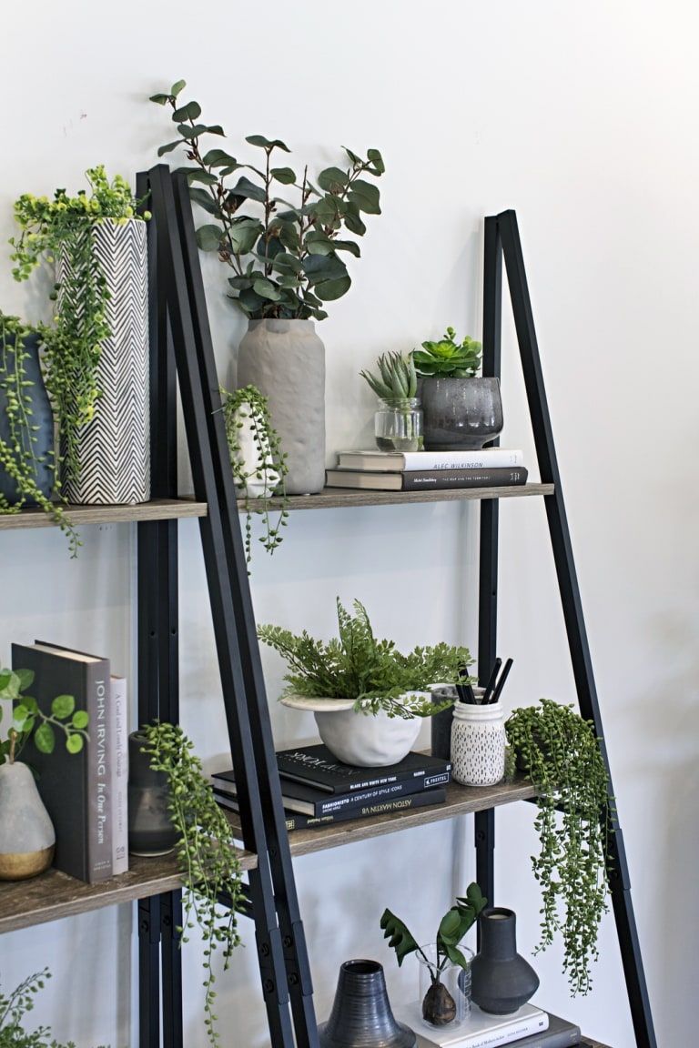 Kmart Hack: Industrial Shelf Turned Vertical Garden -   12 plants Decoration shelf
 ideas