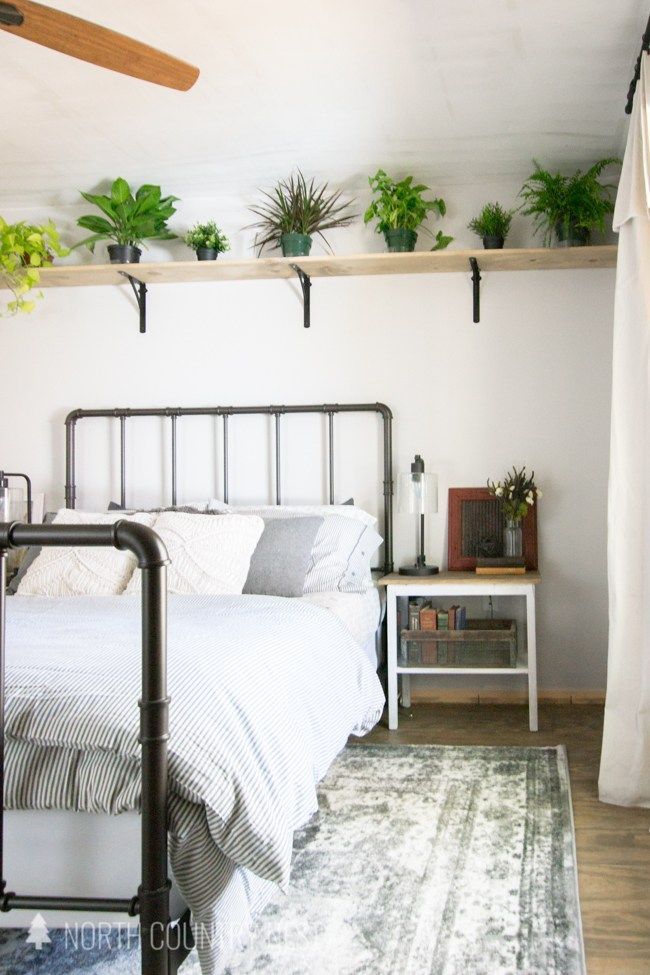 One Room Challenge Week Four: DIY Guest Bedroom Shelving -   12 plants Decoration shelf
 ideas