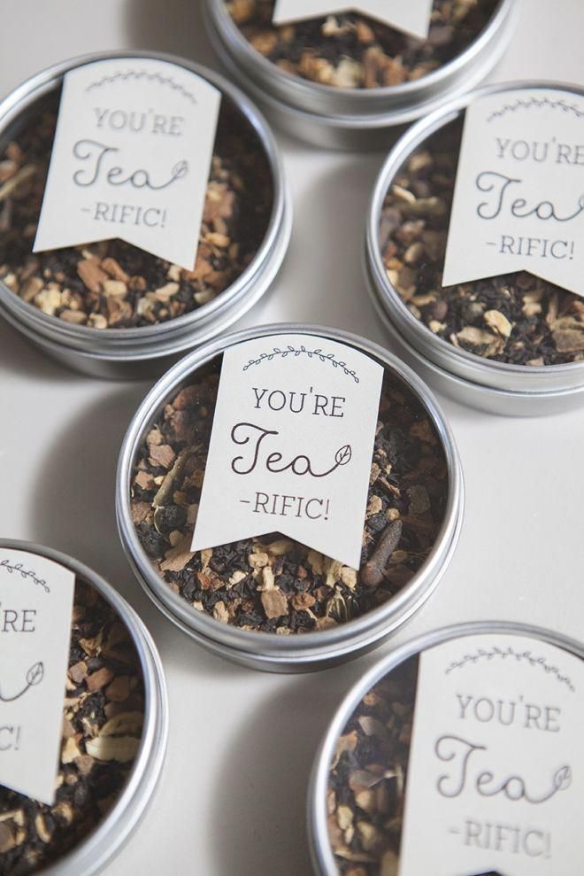 Learn how to make these darling tea wedding favors! -   13 cute wedding Favors
 ideas