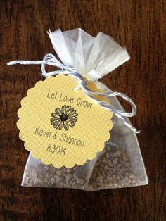Flower Seed Wedding Favors (Events: Weddings, Bridal/Baby Showers, Funerals, etc.)- Base Price is for 50 Favors -   13 cute wedding Favors
 ideas