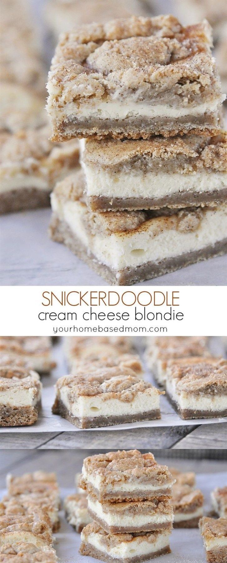 Cheesecake Snickerdoodle Blondies -   13 desserts Nutella treats ideas