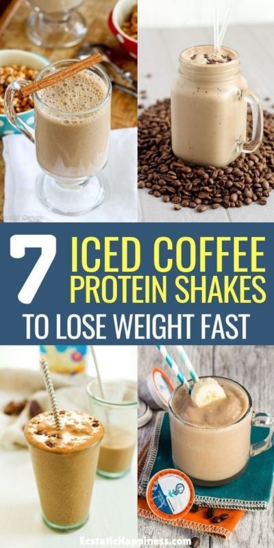 7 Healthy Iced Coffee Protein Shake Recipes for Weight Loss -   13 diet Smoothie protein shakes
 ideas