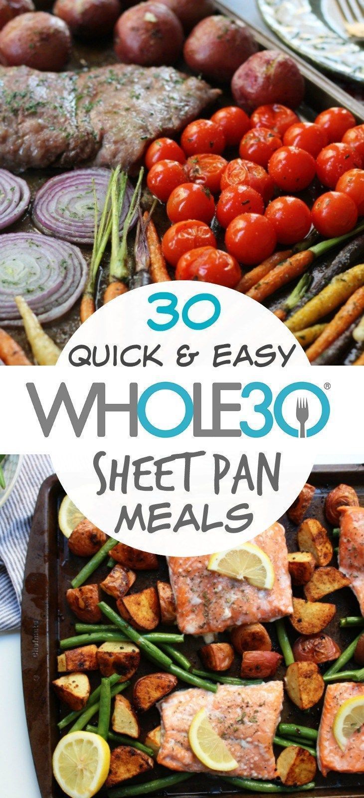30 Whole30 Sheet Pan Recipes: The Best Quick and Easy One Pan Meals -   13 healthy recipes For One easy
 ideas