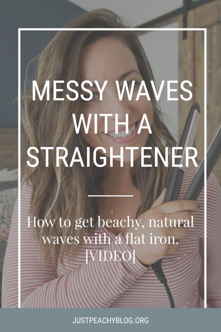 How to Get Messy Waves with a Straightener UPDATE -   13 messy hair Tutorial
 ideas