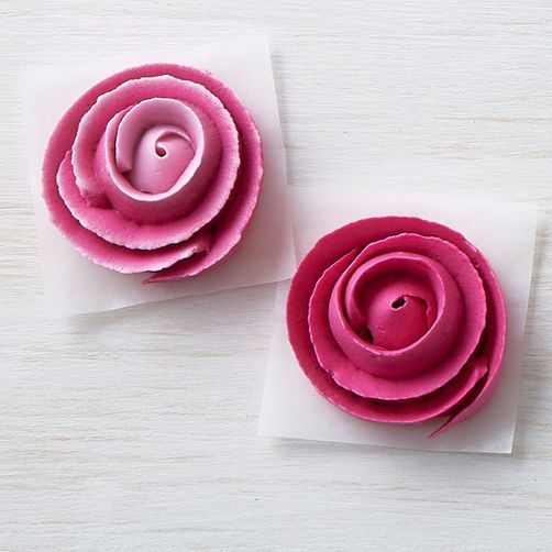 How to Make Icing Ribbon Roses -   14 cake Frosting rose
 ideas