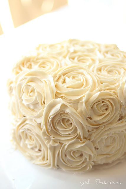 Tips for Making a Swirled Rose Cake -   14 cake Frosting rose
 ideas
