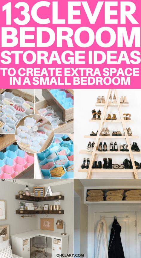 14 diy projects For Bedroom living spaces
 ideas