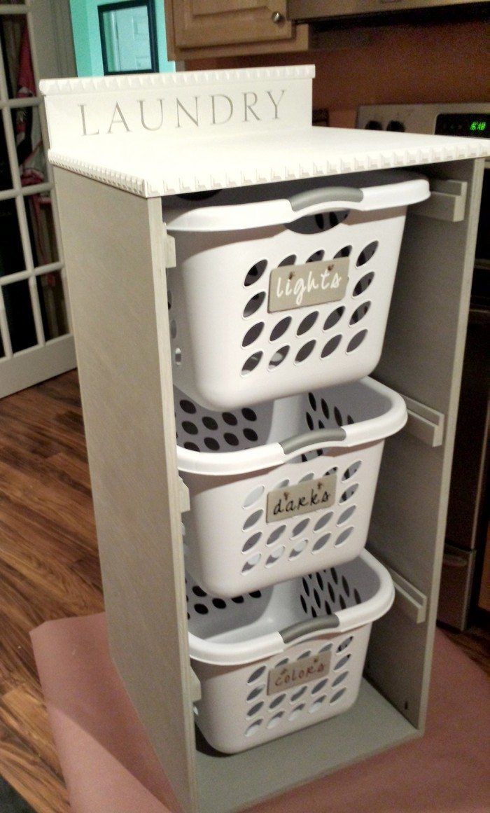Laundry Basket Dresser -   14 diy projects For Bedroom living spaces
 ideas