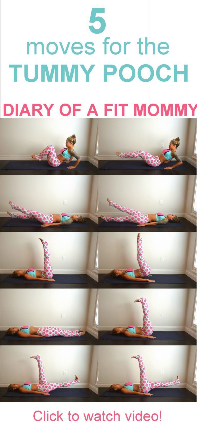 5 Moves for the Lower Tummy Pooch -   14 fitness Exercises diaries
 ideas