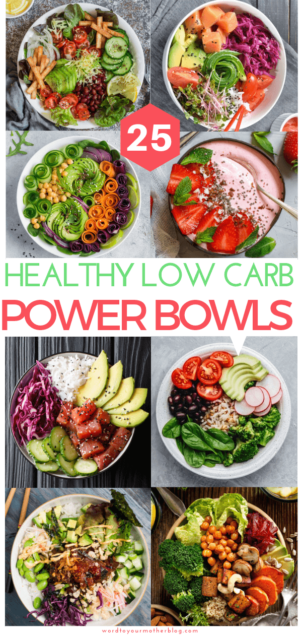 25 Insta-Worthy Low Carb Power Bowls To Add To Your Weekly Keto Meal Prep Line-Up -   14 healthy recipes Breakfast meal prep
 ideas