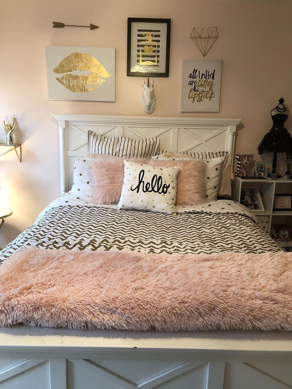 50 Pink Bedroom Decor You Can Try on Your Own -   14 room decor Bedroom colors ideas