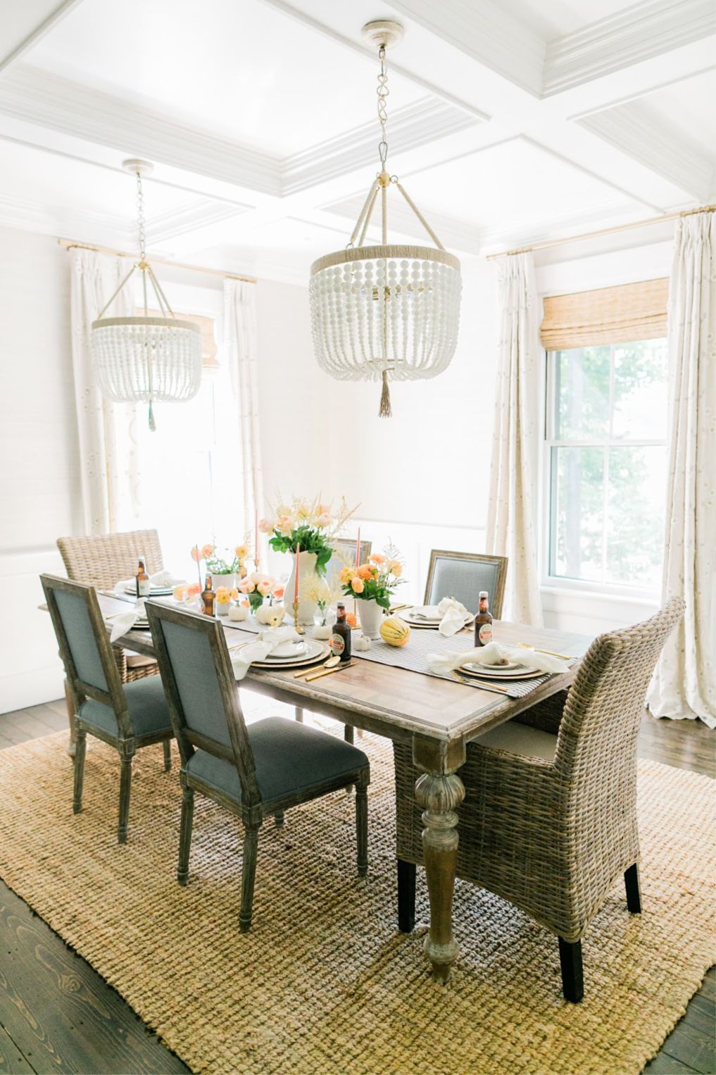 Eclectic Home Tour - Finding Lovely -   14 room decor Dining ceilings
 ideas