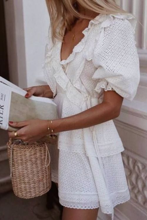 In A Search For A Perfect White Dress For Summer -   14 summer dress Winter
 ideas