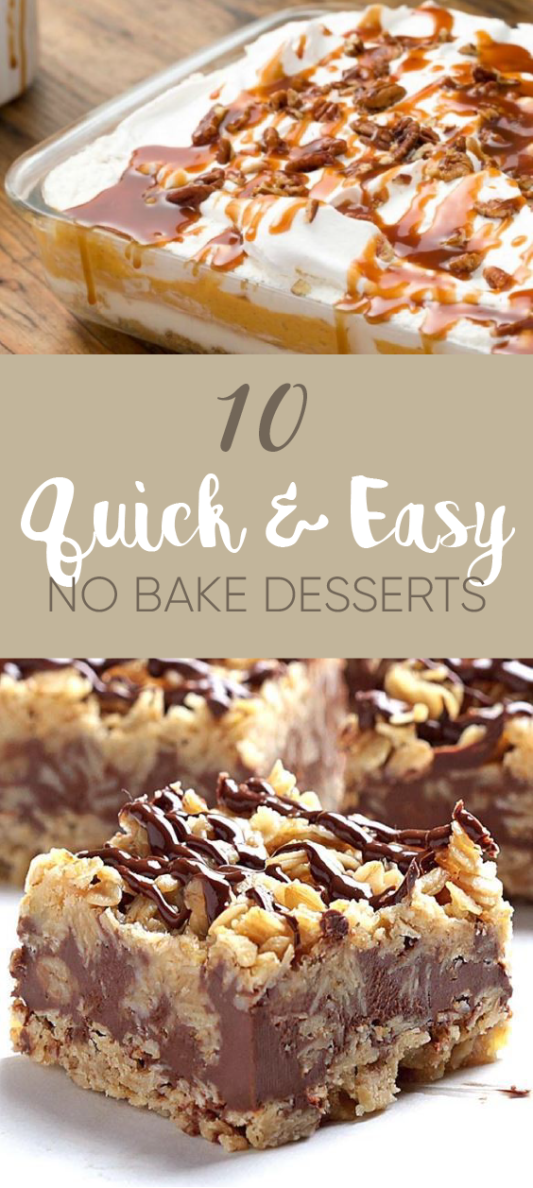 10 Quick And Easy No Bake Desserts -   15 birthday desserts Easy
 ideas