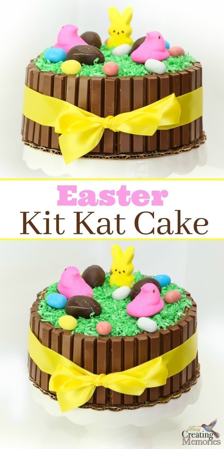 Easy Easter Kit Kat Cake Tutorial -   15 desserts Easy easter ideas