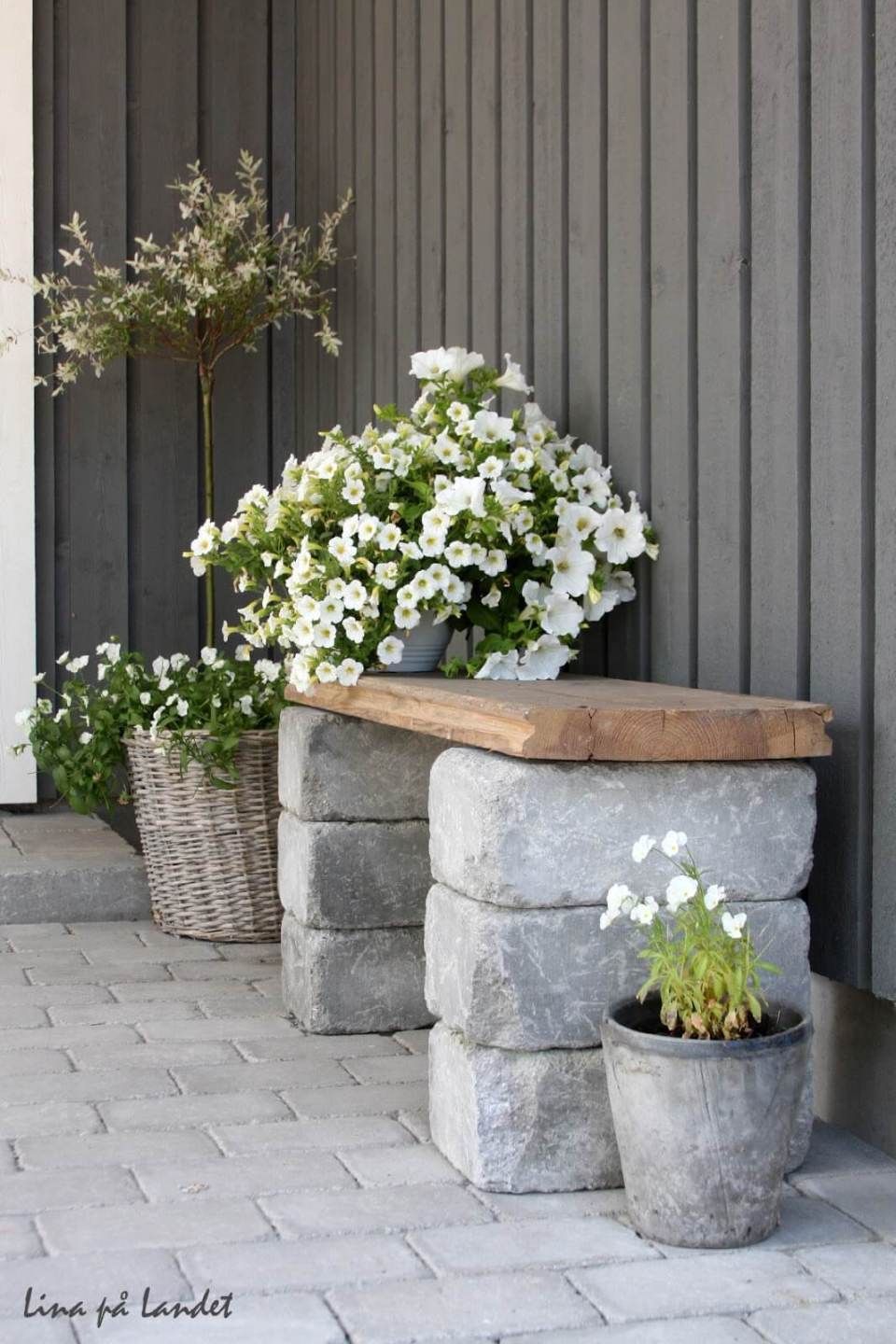 26+ Awesome & Easy DIY Outdoor Bench Ideas For Your Backyard -   15 garden design Patio outdoor benches
 ideas