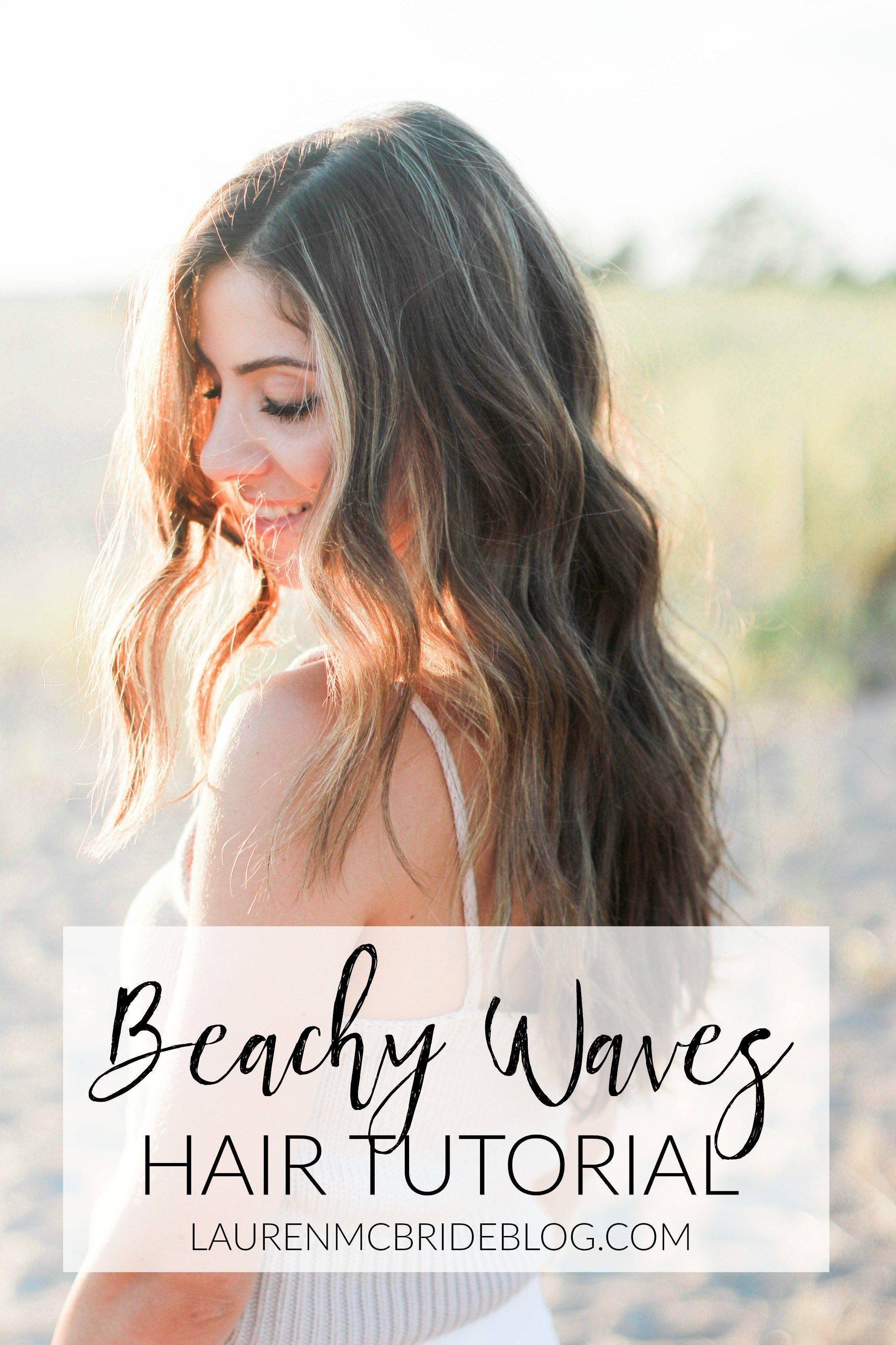 Beachy Waves Hair Tutorial -   15 makeup Hair beachy waves
 ideas