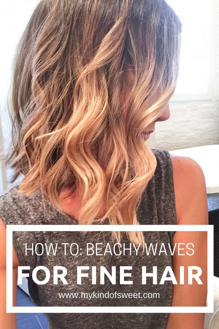 How To: Beachy Waves For Fine Hair + My Favorite Hair Products -   15 makeup Hair beachy waves
 ideas