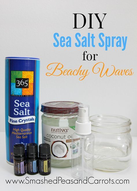 DIY Sea Salt Spray for Beachy Waves -   15 makeup Hair beachy waves
 ideas