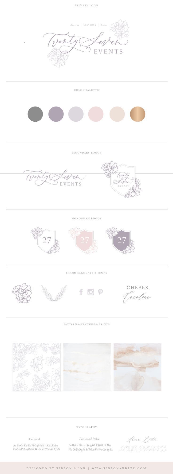 Brand Launch for New York Wedding Planner -   16 Event Planning Logo products
 ideas