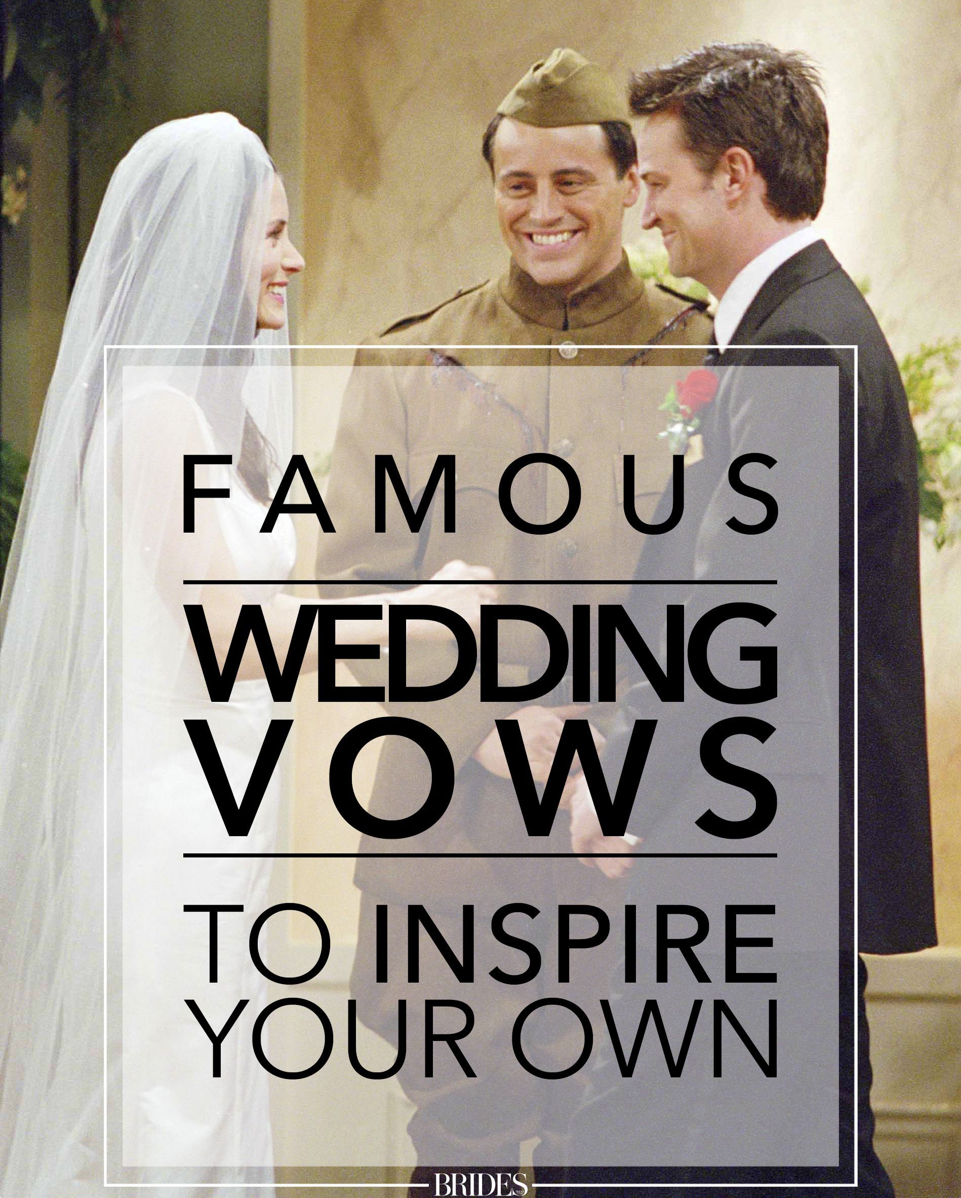 20 Famous Wedding Vows from Movies and TV to Inspire Your Own -   16 famous wedding Vows
 ideas