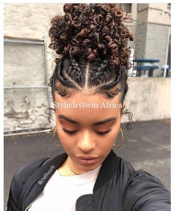 50 Easy Hairstyles For Black Women -   16 hair Curly hairstyles
 ideas
