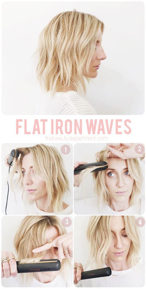 MAPPING OUT FLAT IRON WAVES -   16 hairstyles Curly flat irons ideas